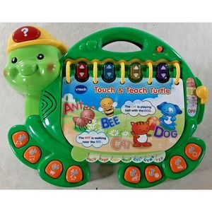 VTech Turtle Book Touch and Teach Educational Baby Activity Numbers Music
